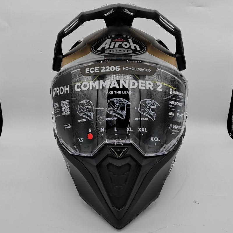 Casco Airoh Commander 2 Doom Gold Matt » Lucca Motosport SRL